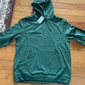 forest green hoodie